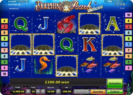 dolphins pearl deluxe slot